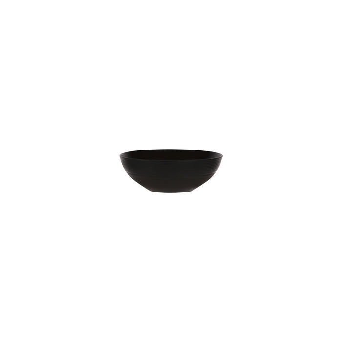 Rene Ozorio RIMMED CEREAL BOWL 165mm AURA MATT BLACK (923116) EA