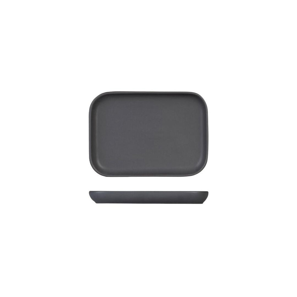 Bevande SERVIRE RECTANGULAR TRAY-180x130x20mm SLATE (x4)