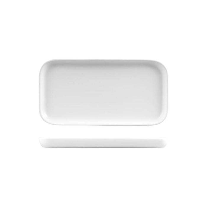 Bevande SERVIRE RECTANGULAR TRAY-250x130x20mm BIANCO (x4)