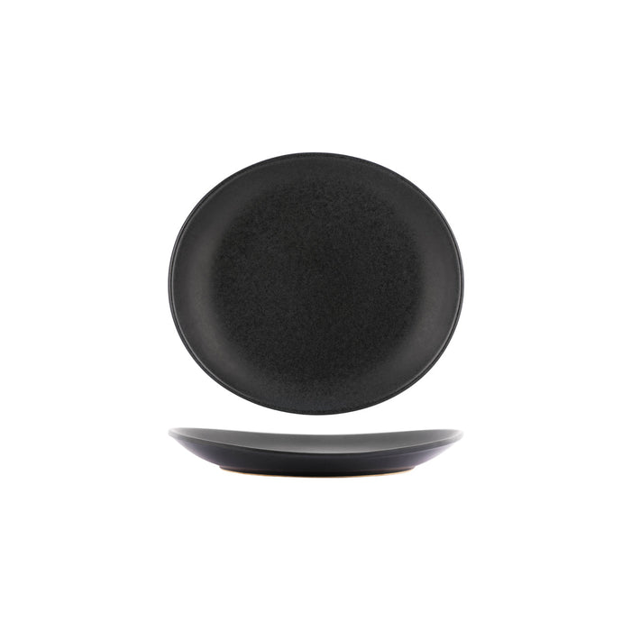 Tablekraft ARTISTICA OVAL PLATE-210x190mm SLATE EA