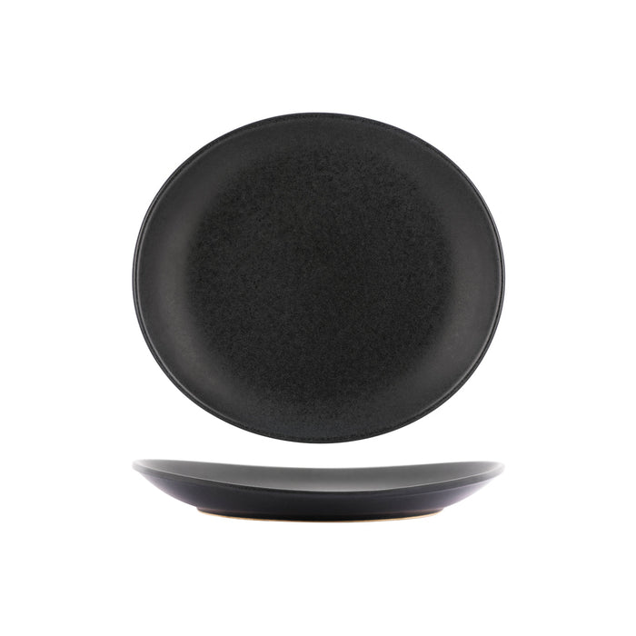 Tablekraft ARTISTICA OVAL PLATE-250x220mm SLATE EA