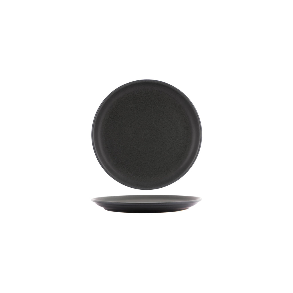 Tablekraft ARTISTICA ROUND PLATE-220mm Rolled Edge SLATE EA