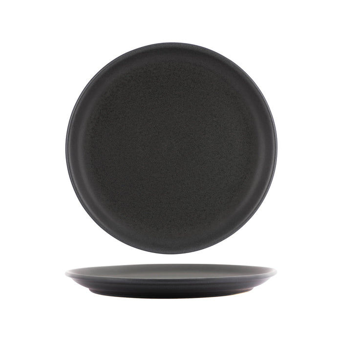 Tablekraft ARTISTICA ROUND PLATE-270mm Rolled Edge SLATE EA
