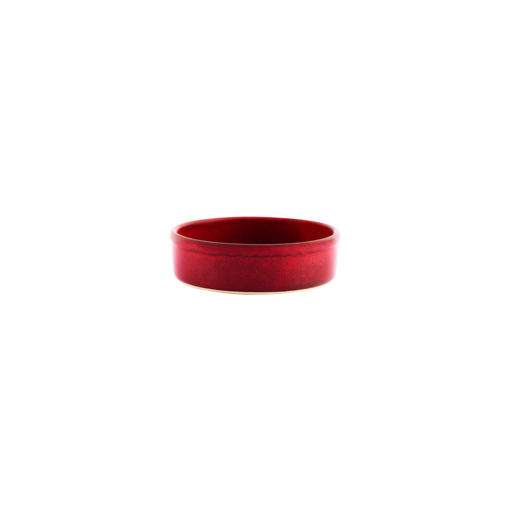 Tablekraft ARTISTICA ROUND DISH/TAPAS 120x30mm REACTIVE RED EA