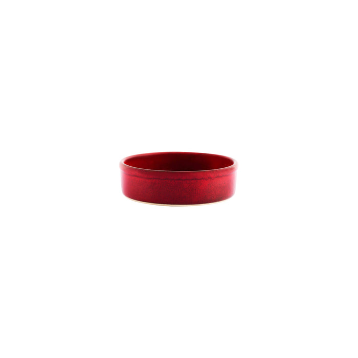 Tablekraft ARTISTICA ROUND DISH/TAPAS 120x30mm REACTIVE RED EA