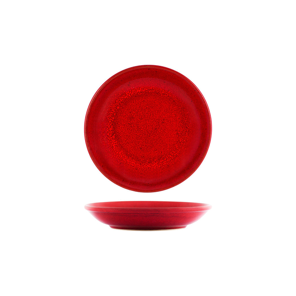 Tablekraft ARTISTICA PASTA/SOUP PLATE-210mm RolledEdgeREACTIVE RED EA