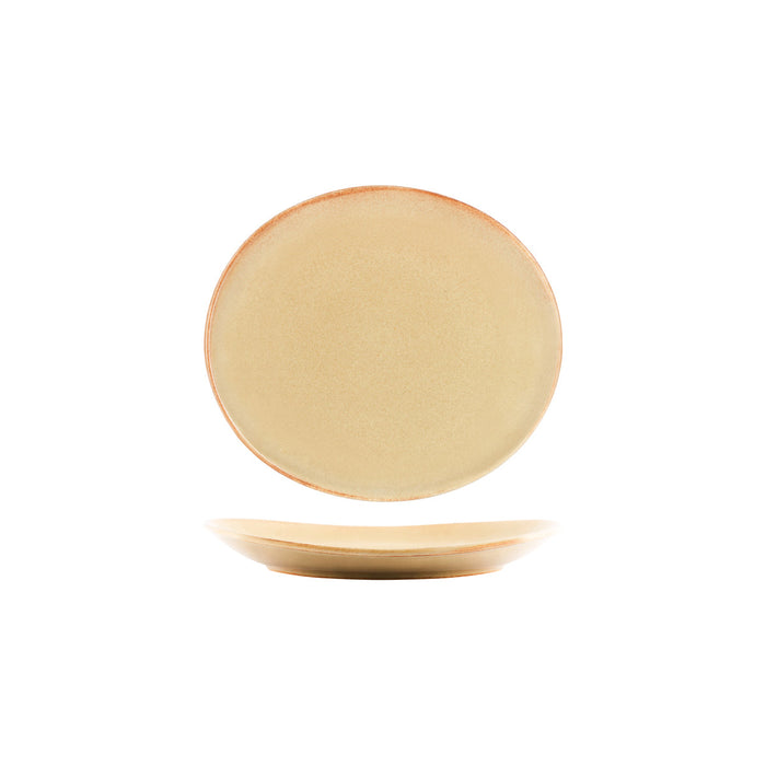 Tablekraft ARTISTICA OVAL PLATE-210x190mm FLAME EA