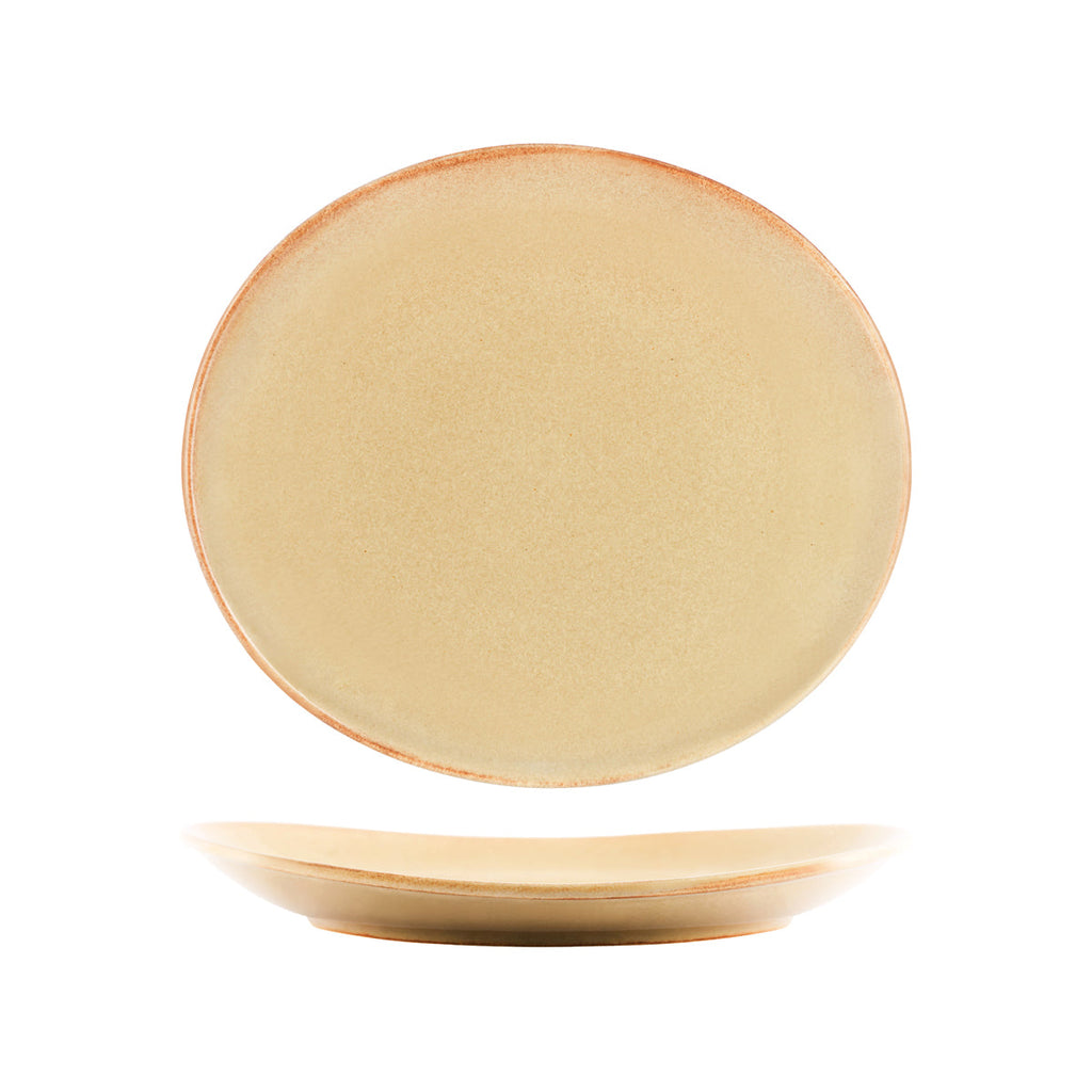 Tablekraft ARTISTICA OVAL PLATE-295x250mm FLAME EA