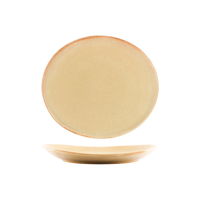 Tablekraft ARTISTICA OVAL PLATE-250x220mm FLAME EA