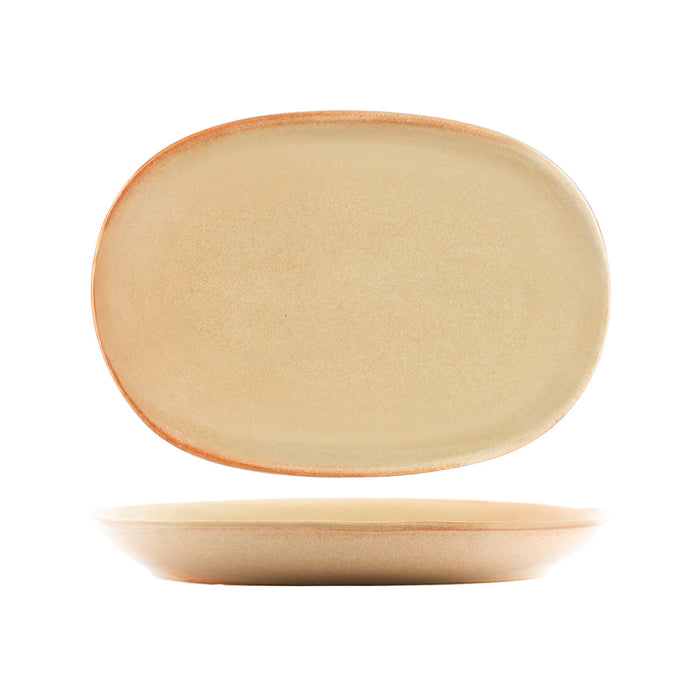Tablekraft ARTISTICA OVAL SERVING PLATTER-305x210mm FLAME EA