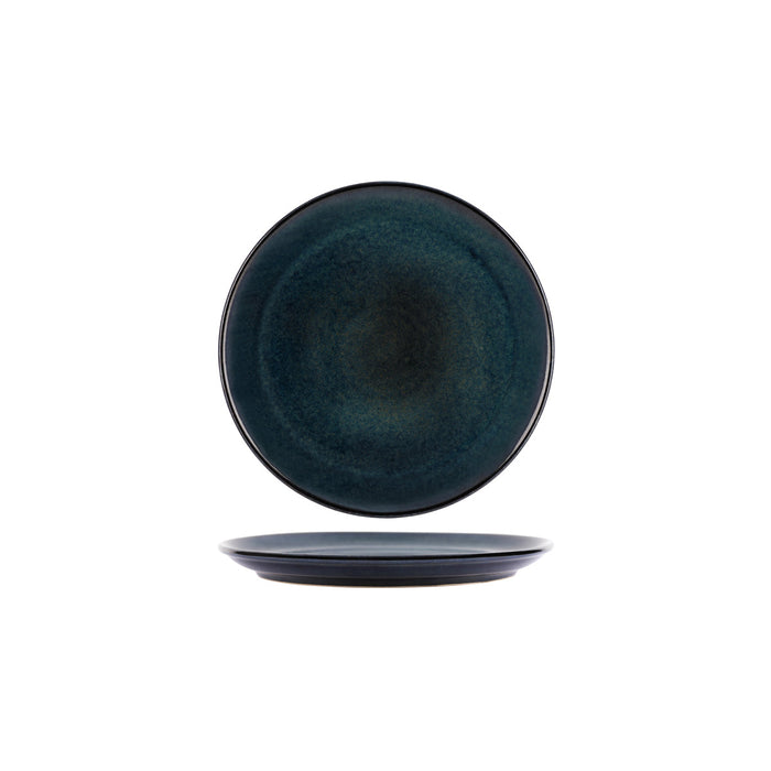 Tablekraft ARTISTICA ROUND PLATE-240mm Rolled Edge MIDNIGHT BLUE EA