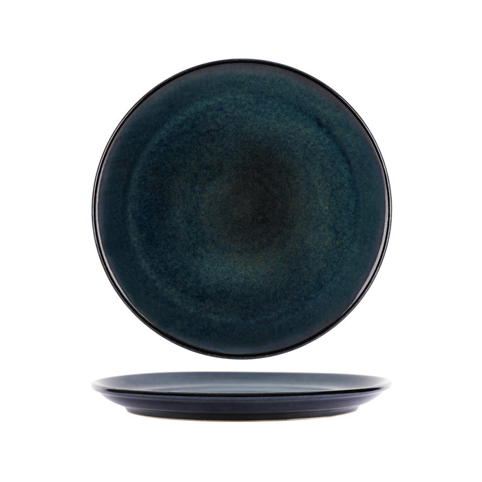 Tablekraft ARTISTICA ROUND PLATE-270mm Rolled Edge MIDNIGHT BLUE EA