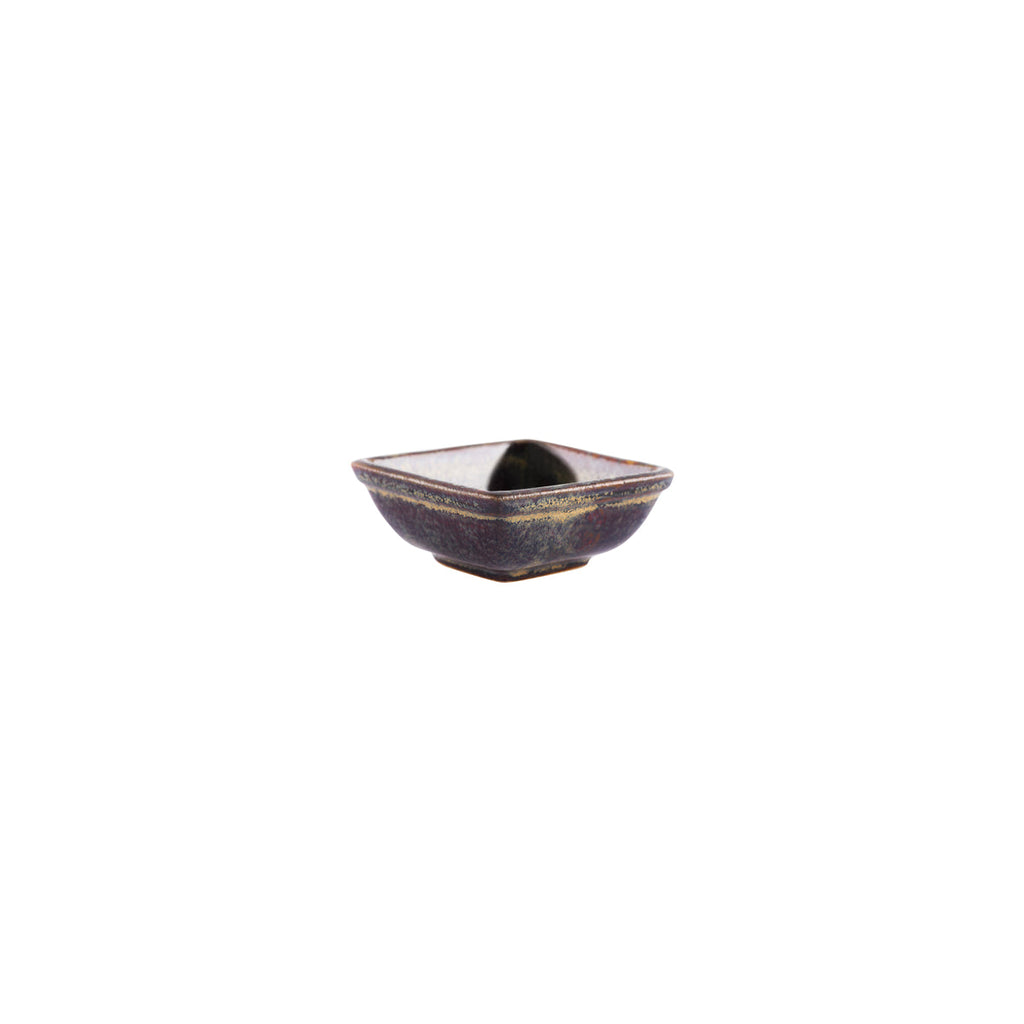 Tablekraft ARTISTICA SQUARE SAUCE DISH 80x80x35mm REACTIVE BROWN EA