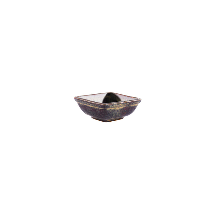 Tablekraft ARTISTICA SQUARE SAUCE DISH 80x80x35mm REACTIVE BROWN EA