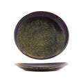 Tablekraft ARTISTICA OVAL PLATE-295x250mm REACTIVE BROWN EA