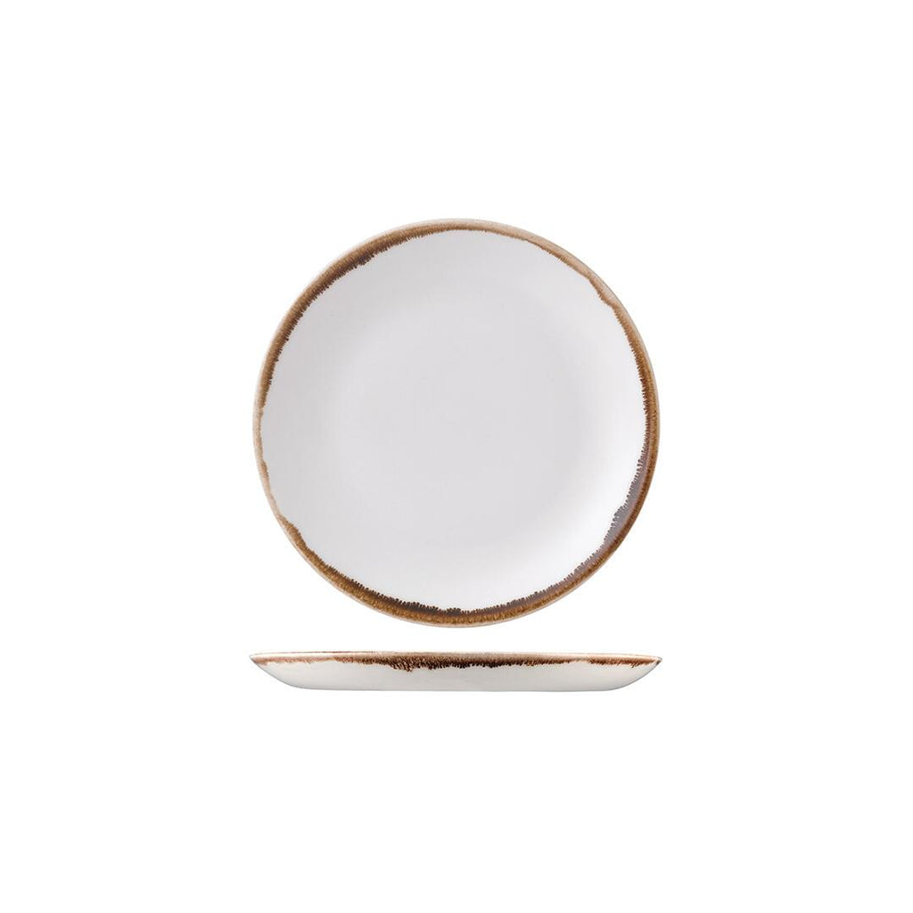 Dudson HARVEST ROUND COUPE PLATE-165mm Ø NATURAL (x12)