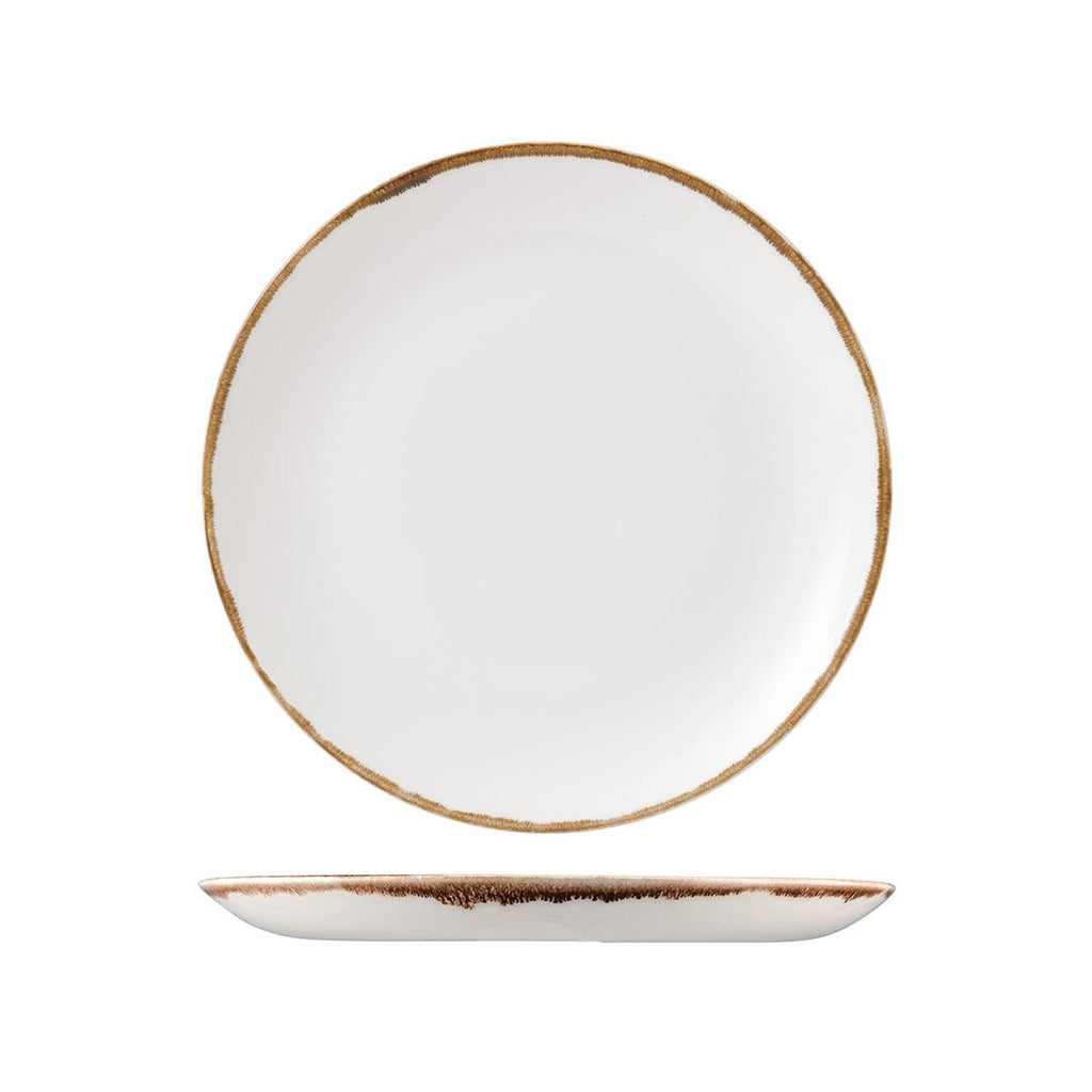 Dudson HARVEST ROUND COUPE PLATE-260mm Ø NATURAL (x12)