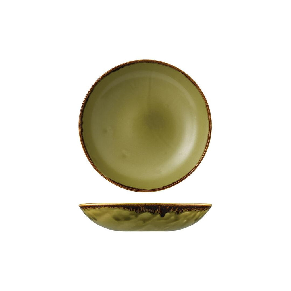 Dudson HARVEST ROUND COUPE BOWL-182mm Ø | 426ml  GREEN (x12)