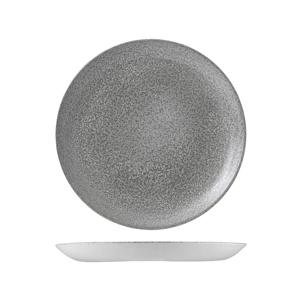 Dudson EVO ORIGINS ROUND COUPE PLATE-260mm Ø GREY (x12)