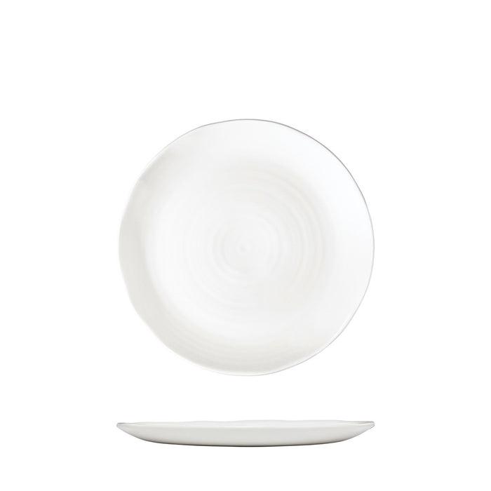 Dudson WHITE ORGANIC COUPE PLATE-164mm Ø WHITE (x12)