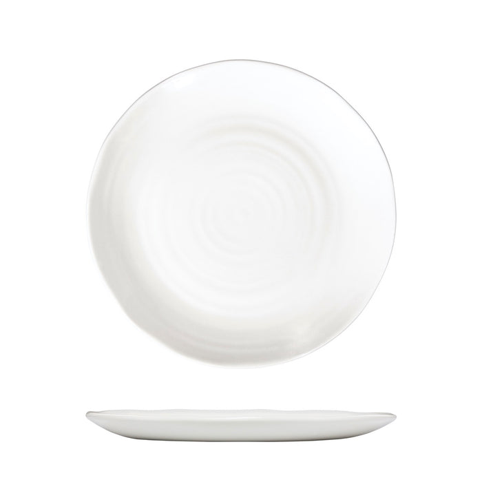 Dudson WHITE ORGANIC COUPE PLATE-230mm Ø WHITE (x12)