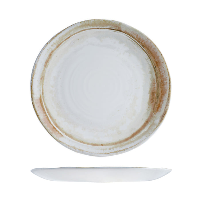 Dudson FINCA ORGANIC COUPE PLATE-275mm Ø SANDSTONE (x12)