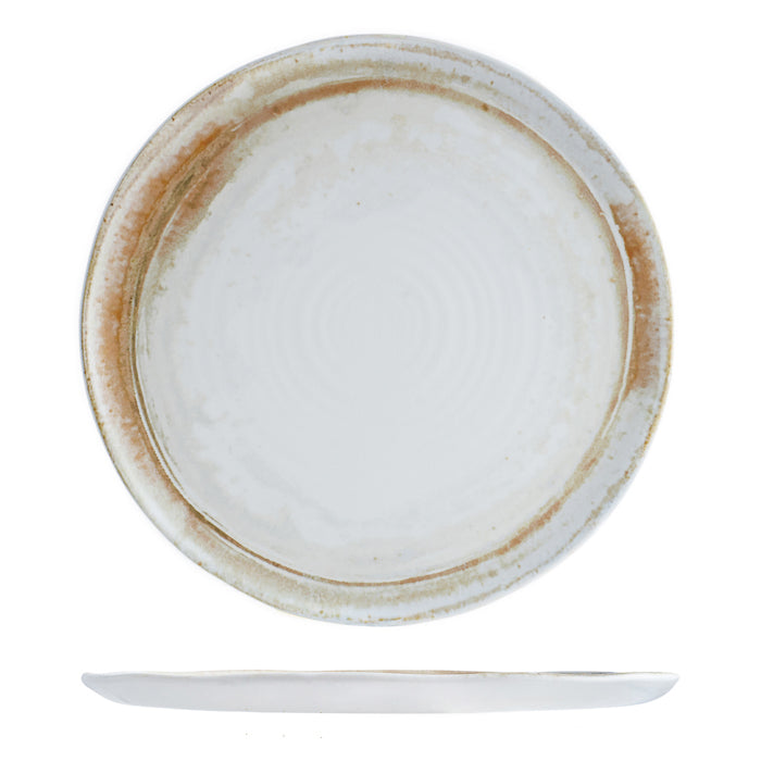 Dudson FINCA ORGANIC COUPE PLATE-312mm Ø SANDSTONE (x6)