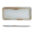 Dudson FINCA RECT COUPE PLATE-346x156mm SANDSTONE (x6)