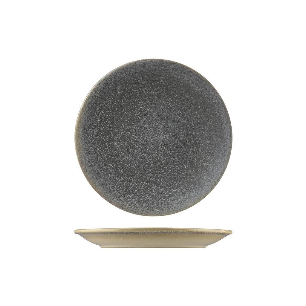Dudson EVO ROUND COUPE PLATE-205mm Ø GRANITE (x6)