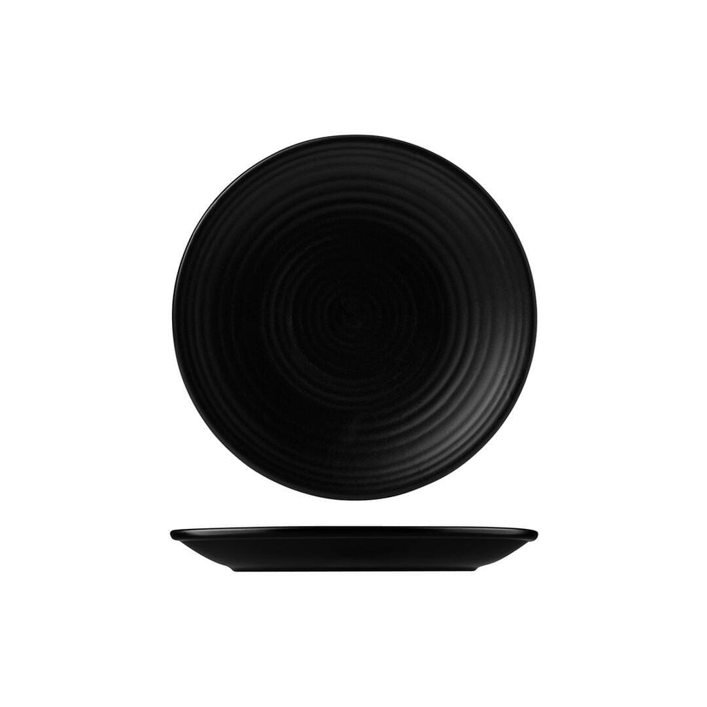 Dudson EVO ROUND COUPE PLATE-205mm Ø JET (x6)
