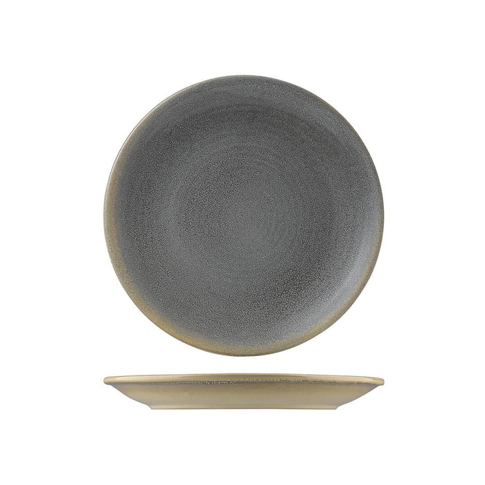 Dudson EVO ROUND COUPE PLATE-229mm Ø GRANITE [Box of 6]