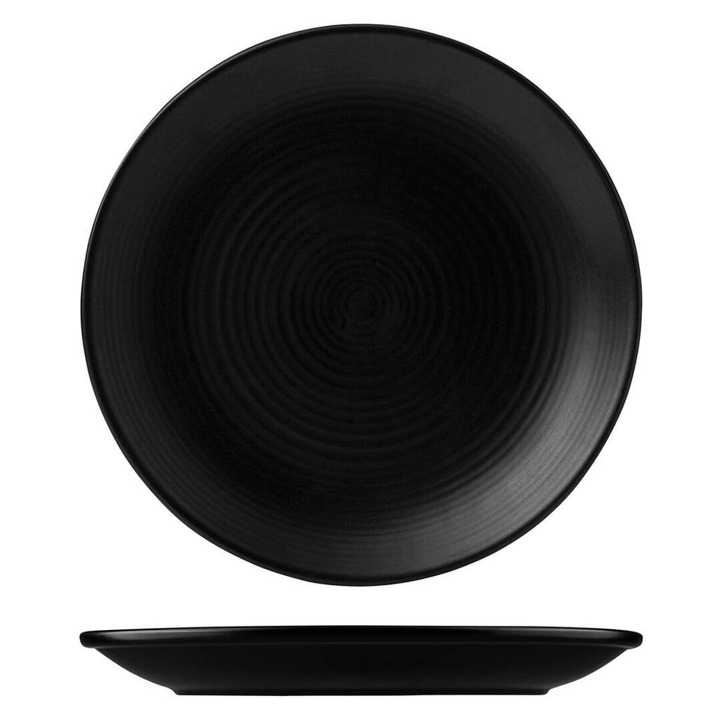Dudson EVO ROUND COUPE PLATE-295mm Ø JET [Box of 6]
