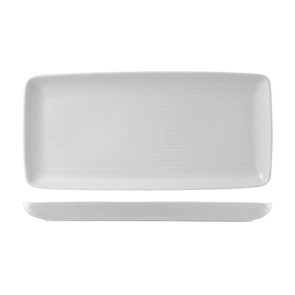 Dudson EVO CHEFS' TRAY-360x171mm PEARL (x6)