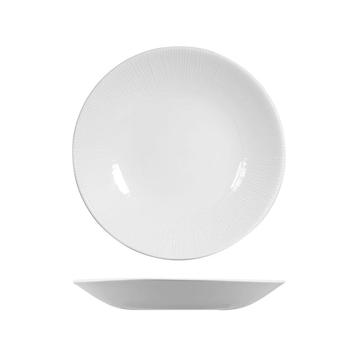 Churchill BAMBOO DEEP COUPE PLATE-281mm Ø WHITE (x12)