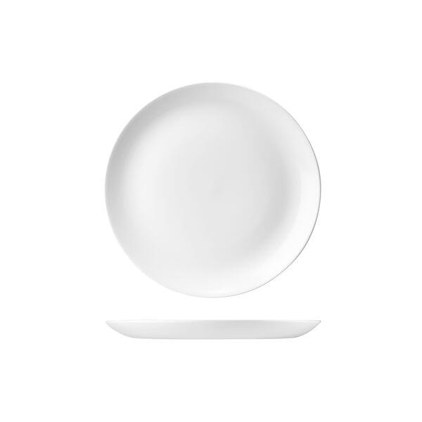 Churchill EVOLVE ROUND COUPE PLATE-217mm Ø WHITE (x12)