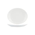 Churchill ORBIT OVAL COUPE PLATE-238x200mm  WHITE (x12)
