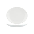 Churchill ORBIT OVAL COUPE PLATE-270x229mm  WHITE (x12)