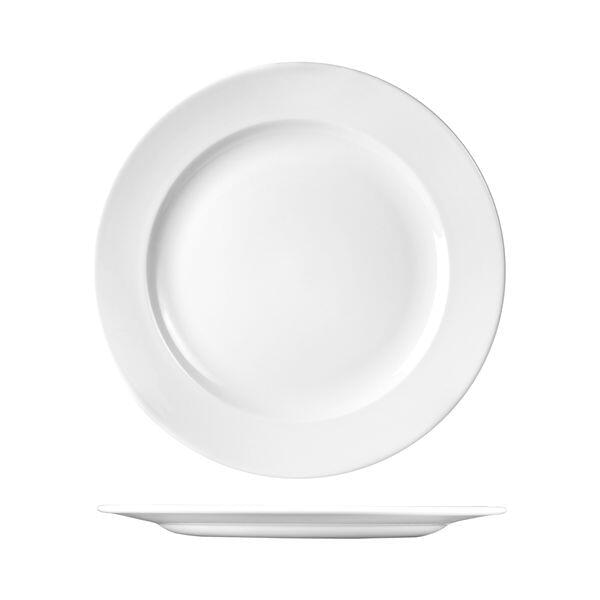Churchill CLASSIC ROUND WIDE RIM PLATE-312mm Ø WHITE (x12)