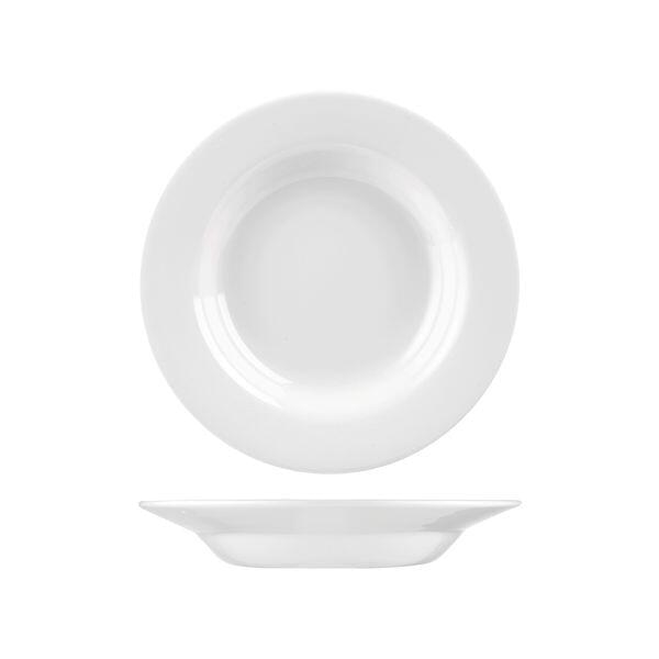 Churchill CLASSIC ROUND WIDE RIM PASTA BOWL-280mm Ø  | 682ml  WHITE (x12)