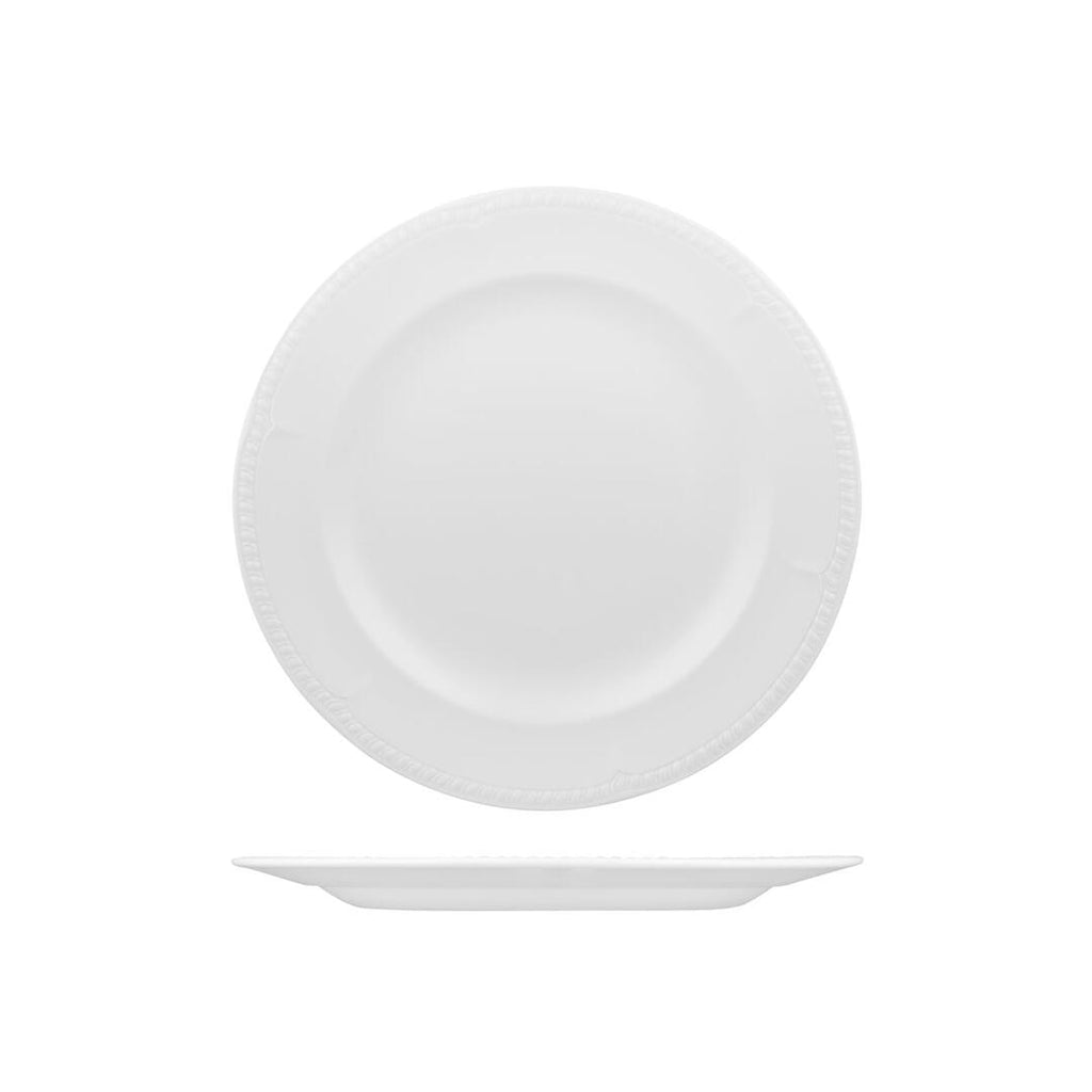 Churchill BUCKINGHAM ROUND PLATE-254mm Ø WHITE (x24)