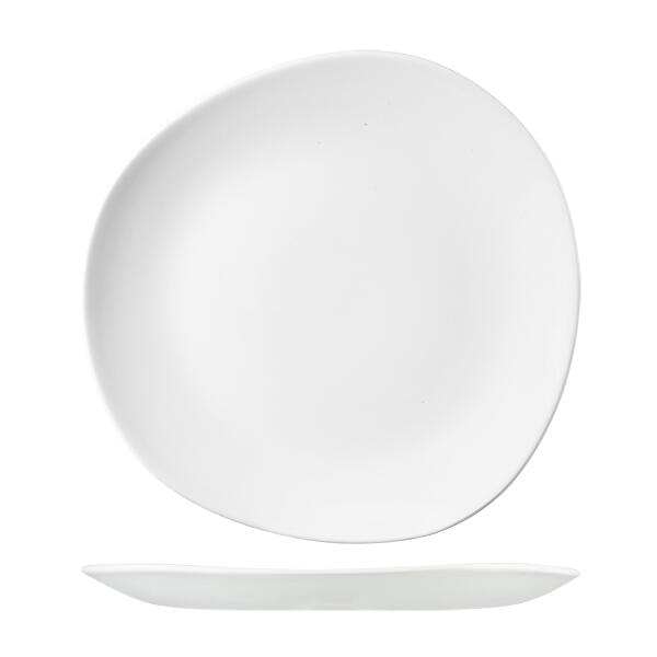 Churchill TRACE ORGANIC ROUND PLATE-286mm Ø WHITE (x12)