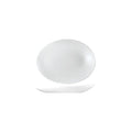 Churchill PROFILE ORB OVAL PLATE-195x150x25mm  WHITE (x12)
