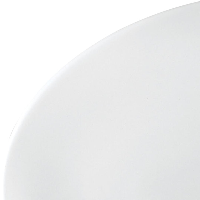Churchill PROFILE ORB OVAL PLATE-346x263x50mm  WHITE (x12)