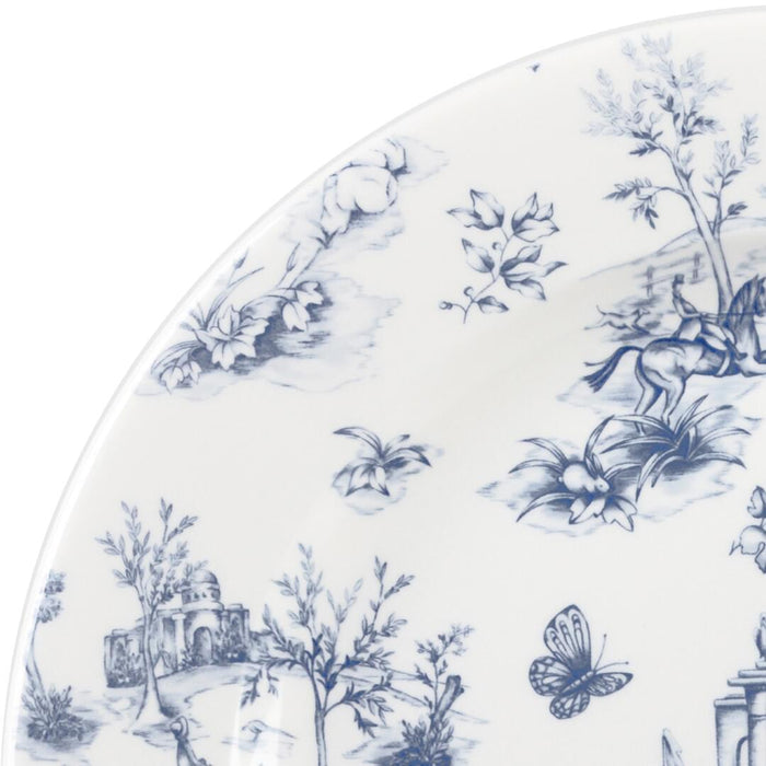 Churchill VINTAGE PRINTS ROUND PLATE-305mm Ø PRAGUE TOILE (x6)