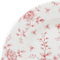 Churchill VINTAGE PRINTS ROUND PLATE-305mm Ø CRANBERRY ROSE CHINTZ  (x6)