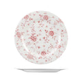 Churchill VINTAGE PRINTS ROUND PLATE-305mm Ø CRANBERRY ROSE CHINTZ  (x6)