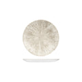 Churchill STUDIO PRINTS STONE ROUND COUPE PLATE-165mm Ø AGATE GREY (x12)