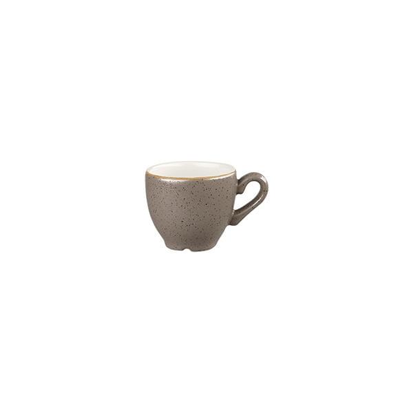 Churchill STONECAST ESPRESSO CUP-100ml  PEPPERCORN GREY (x12)