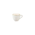 Churchill STONECAST ESPRESSO CUP-100ml  BARLEY WHITE (x12)