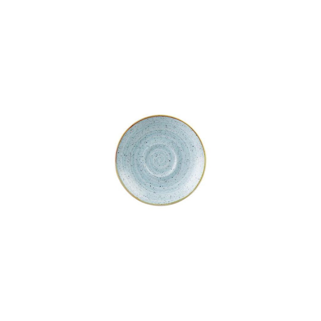 Churchill STONECAST ESPRESSO SAUCER-118mm Ø DUCK EGG (x12)